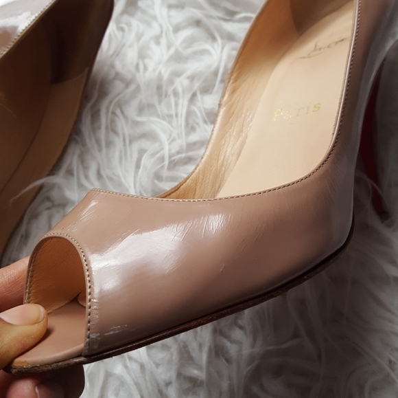 Christian louboutin sexy 100mm peep toe pumps - Picture 7 of 8
